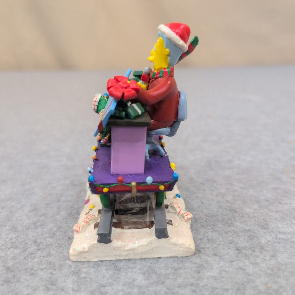 The Simpsons Christmas Express Kent Brockman Sculpture 2005 09-12007-033 No 0419 - Picture 2 of 5